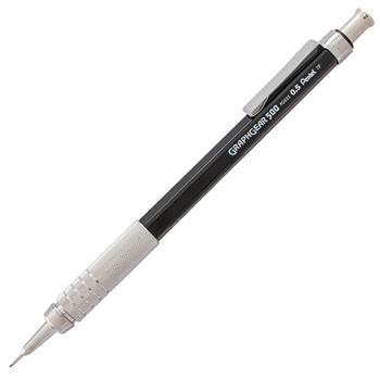 Pentel GraphGear 500 Mechanical Drafting Pencil, HB Lead, 0.5 mm, Black Barrel