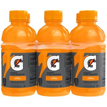 Gatorade Thirst Quencher Sports Drink, Orange Flavor, 12 fl oz, 6 Bottles/Pack
