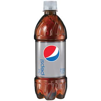 Diet Pepsi&#174; Cola, 20 oz. PET Bottles, 24/CS