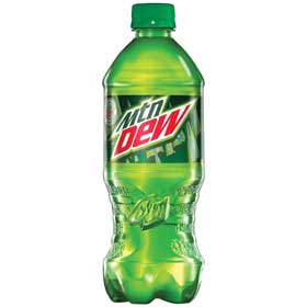 Mountain Dew&#174; Soda, 20 oz. PET Bottles, 24/CS