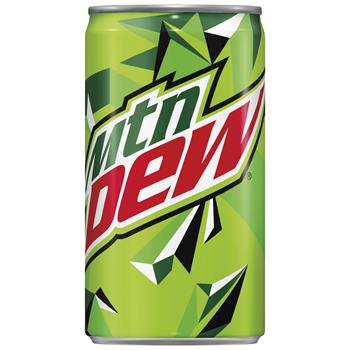 Mountain Dew Soda, 7.5 oz. Cans, 24/CS