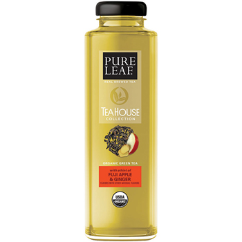 Pure Leaf&#174; Organic Iced Tea, Fuji Apple &amp; Ginger, 14 oz., 12/CS
