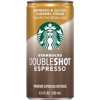 Starbucks Doubleshot Espresso, Salted Caramel Cream, 6.5 oz., 12/CS