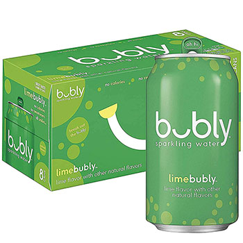 bubly™ Sparkling Water, Lime, 12 oz. Cans, 8/PK