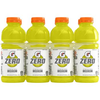 Gatorade Zero Thirst Quencher Sports Drink, Lemon Lime Flavored, 20 fl oz, 24 Bottles/Pack