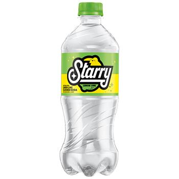 Starry Lemon Lime Soda, 20 oz. Bottle, 24/Case