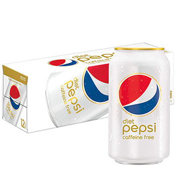 Diet Pepsi&#174; Caffeine-Free Cola, 12 oz. Can, 12/PK