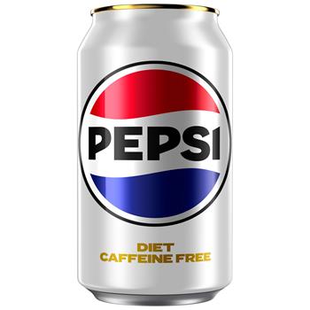 Diet Pepsi Caffeine-Free Cola, 12 oz. Can, 12/PK
