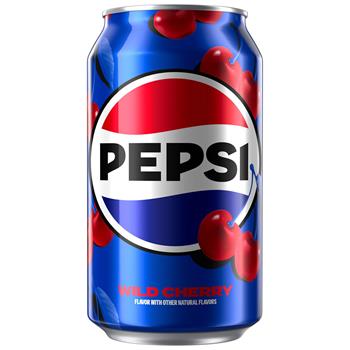 Pepsi Wild Cherry Cola, 12 oz. Can, 12/PK
