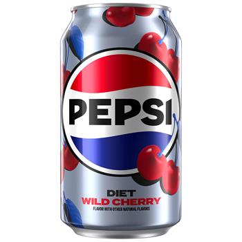 Diet Pepsi Wild Cherry Cola, 12 oz. Can, 12/PK