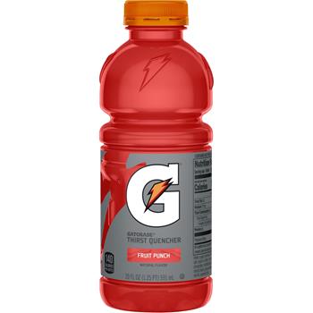 Gatorade Thirst Quencher Sports Drink, Fruit Punch Flavor, 20 fl oz, 24 Bottles/Case