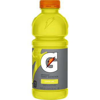 Gatorade Thirst Quencher Sports Drink, Lemon Lime Flavor, 20 fl oz, 24 Bottles/Case