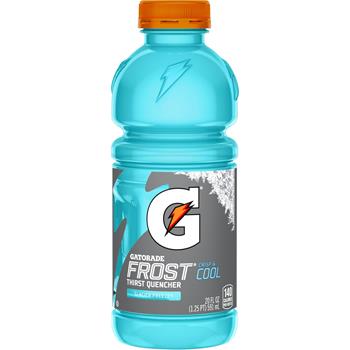 Gatorade Frost Thirst Quencher, Glacier Freeze Flavored, 20 fl oz, 24 Bottles/Case