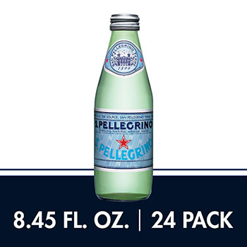 San Pellegrino Sparkling Mineral Water, 250 mL, 24/CT
