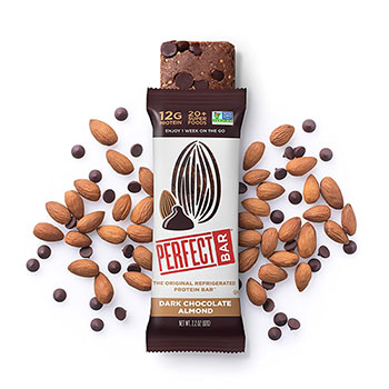 Perfect Bar Protein Bar Dark Chocolate Almond, 2.2 oz, 16 Count
