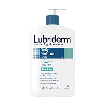 Lubriderm&#174; Daily Moisture Lotion for Sensitive Skin, 16 Fl. Oz, 12/CT