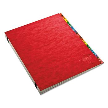 Pendaflex PressGuard Expanding Desk File, 1-31, Letter Size, Acrylic-Coated, Red