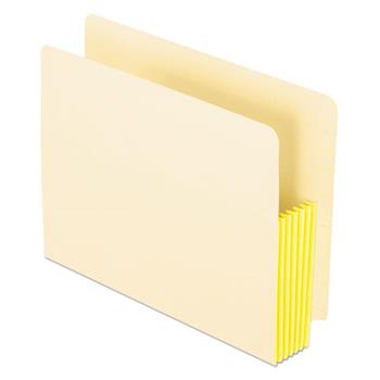 Pendaflex Manila Drop Front Shelf File Pockets, Straight Cut, 10 Pockets, Letter, Manila