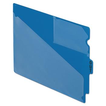 Pendaflex End Tab Poly Out Guides, Center &quot;OUT&quot; Tab, Letter, Blue, 50/Box