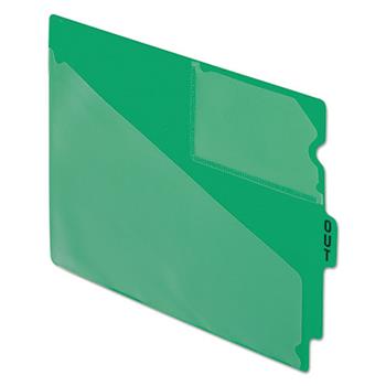 Pendaflex End Tab Poly Out Guides, Center &quot;OUT&quot; Tab, Letter, Green, 50/Box