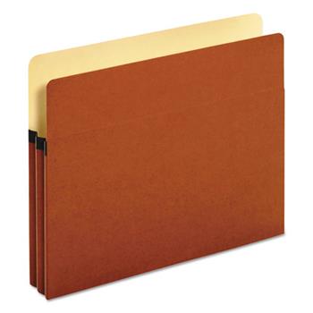 Pendaflex Standard Expanding File Pockets, Manila, Straight Cut, 1 Pocket, Letter, Red, 25/BX