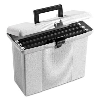 Pendaflex Portafile File Storage Box, Letter, Plastic, 14-7/8 x 6-1/2 x 11-7/8, Granite