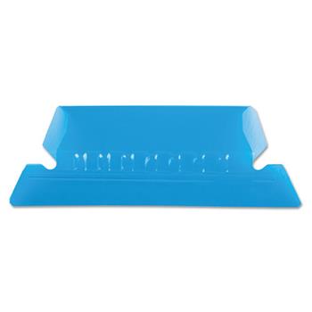 Pendaflex Hanging File Folder Tabs, 1/5 Tab, Two Inch, Blue Tab/White Insert, 25/Pack