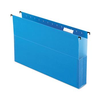 Pendaflex SureHook Reinforced Hanging Box Files, 2&quot; Expansion, Legal, Blue, 25/Box