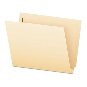 Pendaflex End Tab Fastener Folders, One Fastener, Letter, Manila, 50/Box
