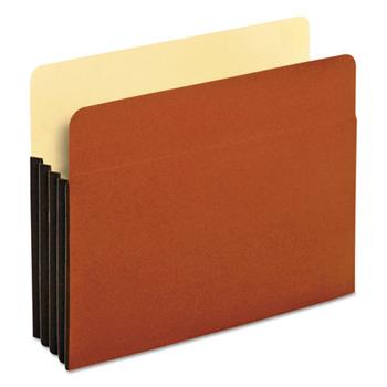 Pendaflex&#174; File Pocket with Tyvek, Straight Cut, 1 Pocket, Letter, Brown