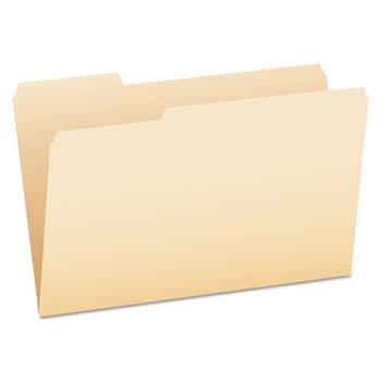 Pendaflex Essentials File Folders, 1/3 Cut Top Tab, Legal, Manila, 100/Box
