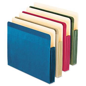 Pendaflex Recycled Paper Color File Pocket, Letter, 4 colors, 4/Pack