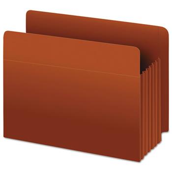 Pendaflex Heavy-Duty End Tab File Pockets, Straight Cut, 1 Pocket, Legal, Red