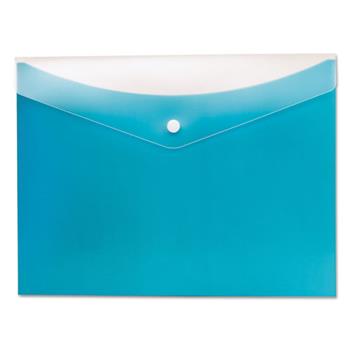 Globe-Weis Poly Snap Envelope, Letter, Blueberry