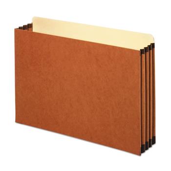 Pendaflex File Cabinet Pockets, Straight Cut, 1 Pocket, Legal, Redrope, 10/Box