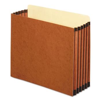 Pendaflex&#174; File Cabinet Pockets, Straight Cut, 1 Pocket, Letter, Redrope, 10/BX