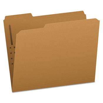 Pendaflex Kraft Fastener Folders, 1 Fastener, 1/3 Cut Tabs, Letter, 50/Box