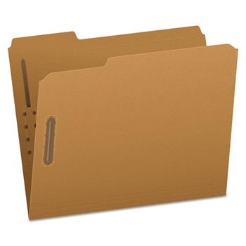 Pendaflex&#174; Kraft Fastener Folders, 2 Fasteners, 1/3 Cut Tabs, Letter, 50/Box
