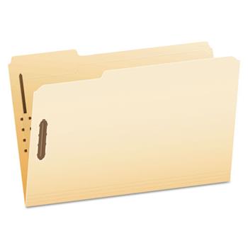 Pendaflex Fastener Folders, 2 Fasteners, 1/3 Cut Tabs, Legal, Manila, 50/Box