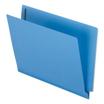 Pendaflex Reinforced End Tab Expansion Folder, Two Fasteners, Letter, Blue, 50/Box