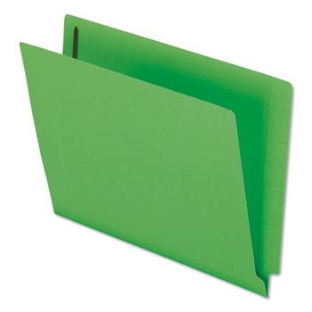Pendaflex Reinforced End Tab Expansion Folders, Two Fasteners, Letter, Green, 50/Box