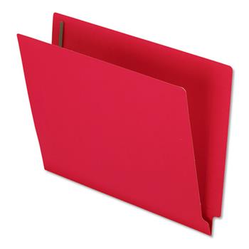 Pendaflex Reinforced End Tab Expansion Folder, Two Fasteners, Letter, Red, 50/Box