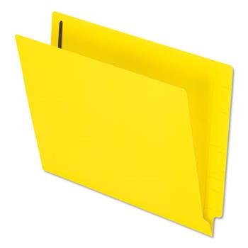 Pendaflex Reinforced End Tab Expansion Folders, Two Fasteners, Letter, Yellow, 50/Box