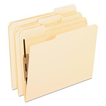 Pendaflex&#174; Folders with Two Bonded Fasteners, 1/3 Cut Top Tab, Letter, Manila, 50/Box