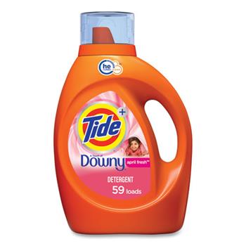 Tide Touch of Downy Liquid Laundry Detergent, Original, 92 oz