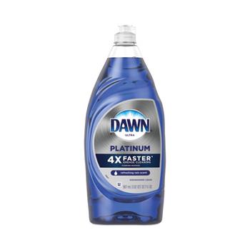 Dawn Platinum Liquid Dish Detergent, Refreshing Rain Scent, 32.7 oz, 8/CT