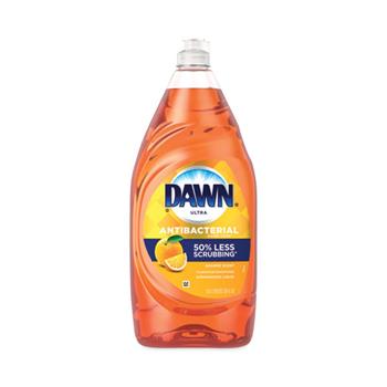 Dawn Ultra Antibacterial Dishwashing Liquid, Orange Scent, 38 oz Bottle, 8/CT