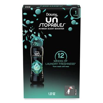 Downy Unstopables In-Wash Scent Booster Beads, For Coin Vending Machines, Fresh Scent, 1.37 oz, 156/Carton