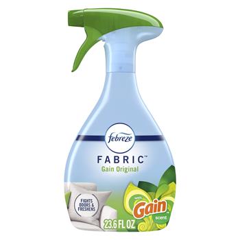 Febreze Odor-Fighting Fabric Refresher with Gain,Original, 23.6 fl. oz., 4/Carton