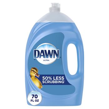 Dawn Ultra Dish Soap Dishwashing Liquid, Original, 70 fl oz, 6/Carton